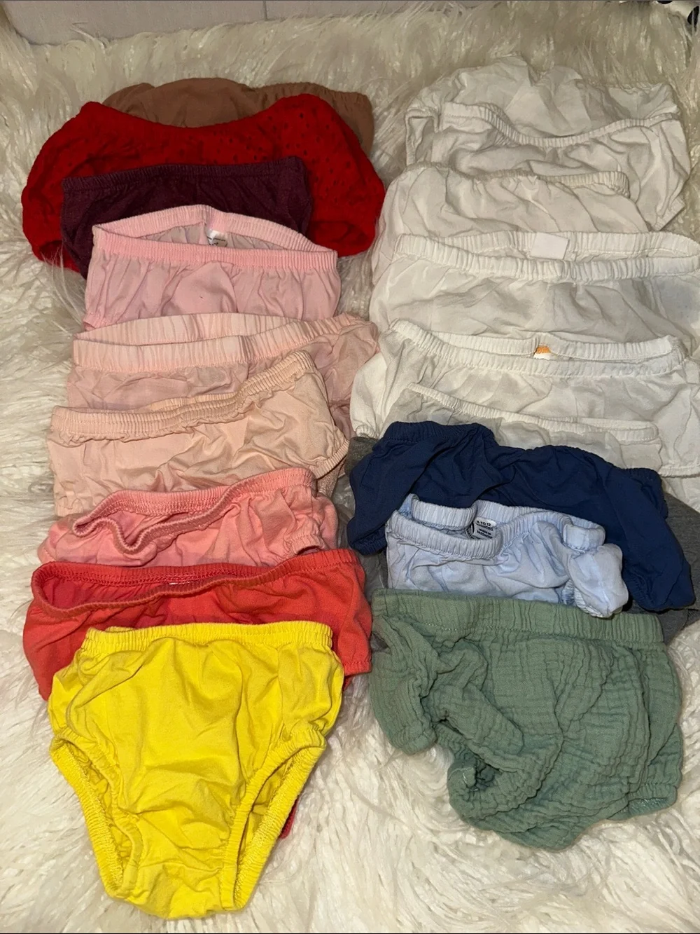 Baby and toddler diaper covers for under dresses
